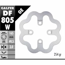 Galfer DF805W Brake Disco Wave Fixed