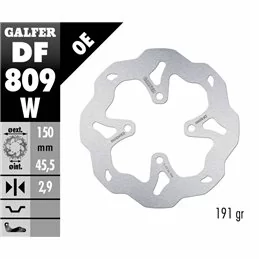 Galfer DF809W Disque De Frein Wave Fixe