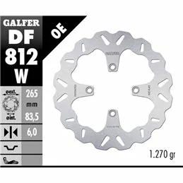 Galfer DF812W Brake Disco Wave Fixed