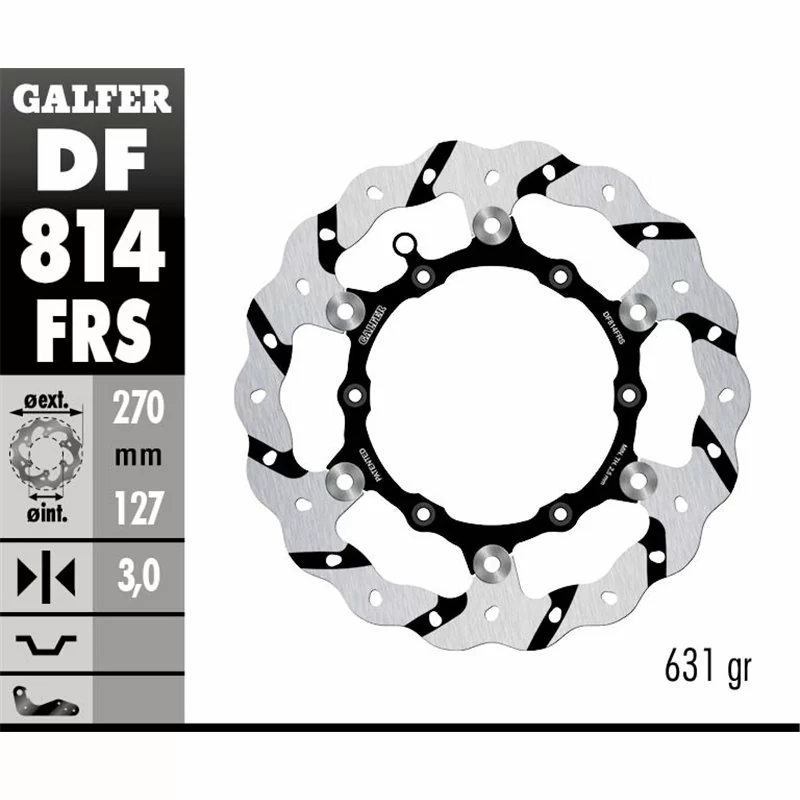 Galfer DF814FRS Bremsscheibe Wave Schwimmend