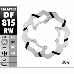 Galfer DF815RW Brake Disco Wave Fixed