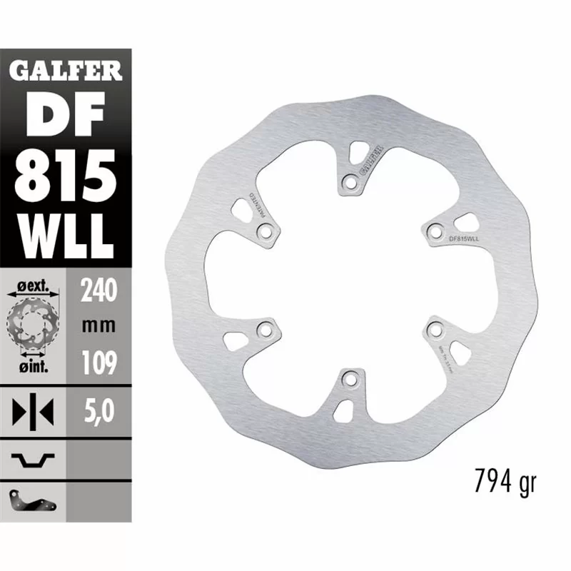 Galfer DF815WLL Bremsscheibe Wave Fixiert