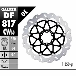 Galfer DF817CWD Bremsscheibe Wave Schwimmend