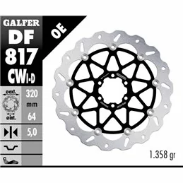 Galfer DF817CWI Bremsscheibe Wave Schwimmend