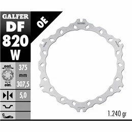 Galfer DF820W Bremsscheibe Wave Fixiert