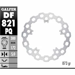 Galfer DF821PQ Brake Disc Wave Track