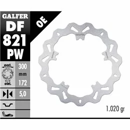 Galfer DF821PW Bremsscheibe Wave Track