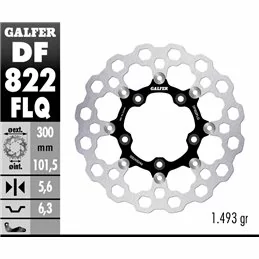 Galfer DF822FLQ Bremsscheibe Wave Schwimmend