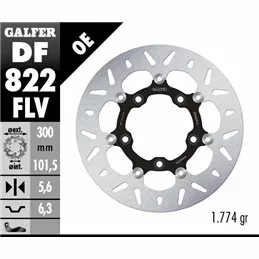 Galfer DF822FLV Brake Disc Wave Floating