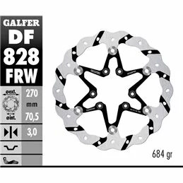 Galfer DF828FRW Disco de Freno Wave Flotante