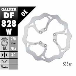 Galfer DF828W Brake Disco Wave Fixed