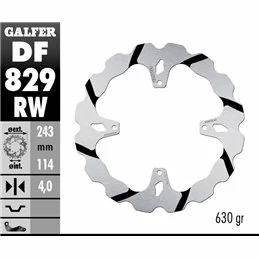 Galfer DF829RW Disque De Frein Wave Fixe