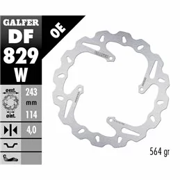 Galfer DF829W Brake Disco Wave Fixed