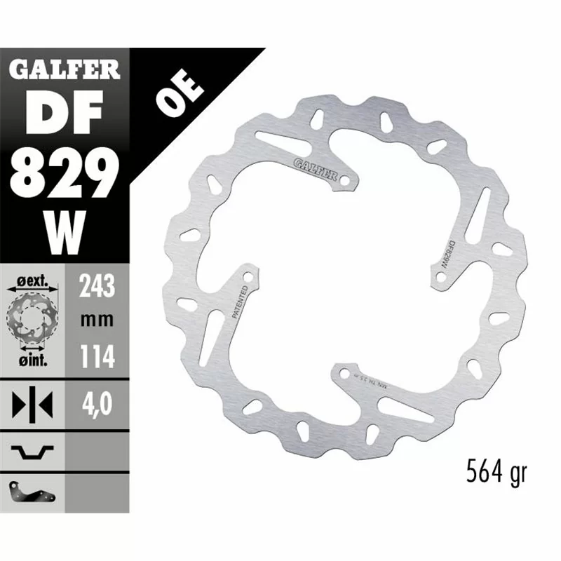 Galfer DF829W Brake Disco Wave Fixed