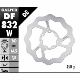 Galfer DF832W Brake Disco Wave Fixed