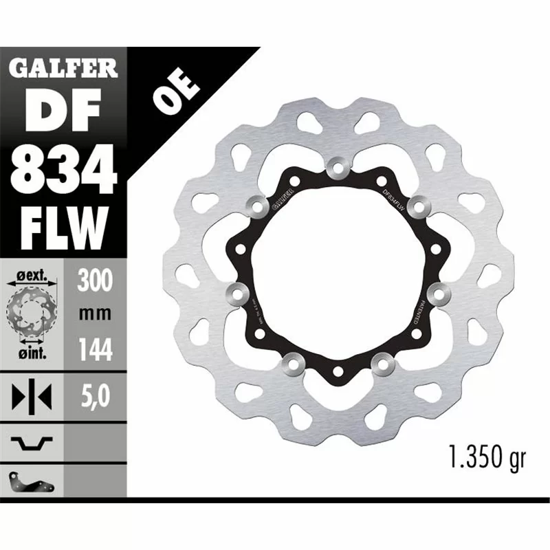 Galfer DF834FLW Disco de Freno Wave Flotante