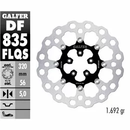 Galfer DF835FLQS Disque de Frein Wave Flottant