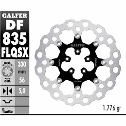 Galfer DF835FLQSX Bremsscheibe Wave Schwimmend