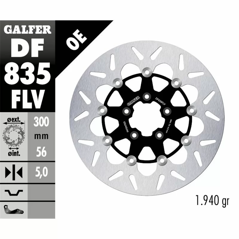 Galfer DF835FLV Disco de Freno Wave Flotante