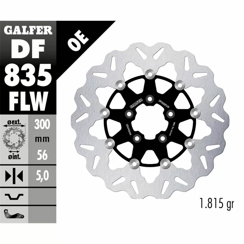 Galfer DF835FLW Disco de Freno Wave Flotante