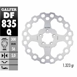 Galfer DF835Q Bremsscheibe Wave Fixiert