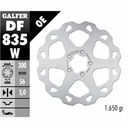 Galfer DF835W Brake Disco Wave Fixed