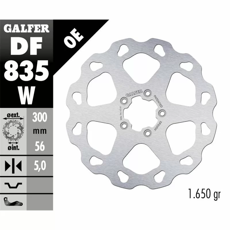 Galfer DF835W Disco Freno Wave Fisso