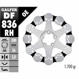 Galfer DF836RH Bremsscheibe Wave Fixiert