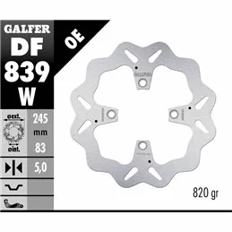 Galfer DF839W Bremsscheibe Wave Fixiert