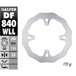 Galfer DF840WLL Brake Disco Wave Fixed