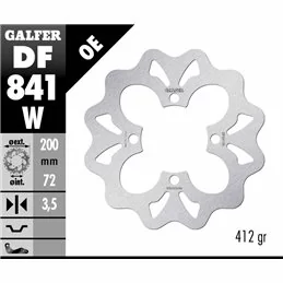 Galfer DF841W Bremsscheibe Wave Fixiert