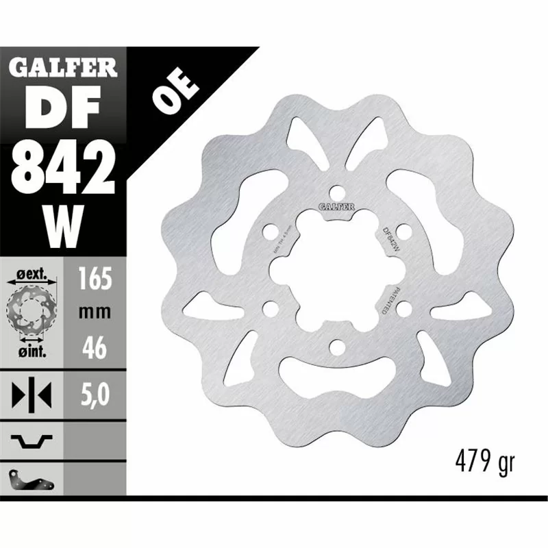 Galfer DF842W Bremsscheibe Wave Fixiert