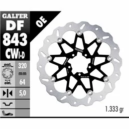 Galfer DF843CWI Disco Freno Wave Flottante