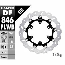 Galfer DF846FLWB Brake Disc Wave Floating