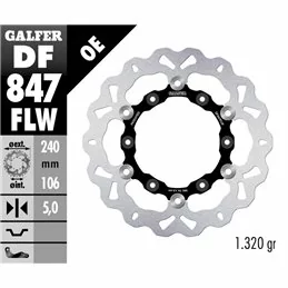 Galfer DF847FLW Brake Disc Wave Floating