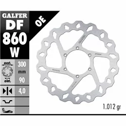 Galfer DF860W Disque De Frein Wave Fixe