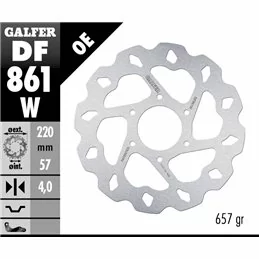 Galfer DF861W Bremsscheibe Wave Fixiert