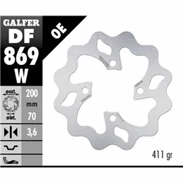 Galfer DF869W Brake Disco Wave Fixed