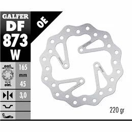 Galfer DF873W Brake Disco Wave Fixed