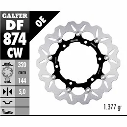 Galfer DF874CW Bremsscheibe Wave Schwimmend