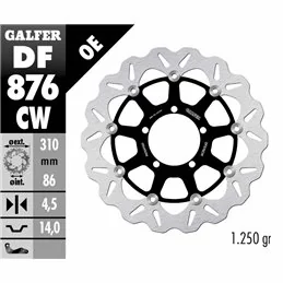 Galfer DF876CW Brake Disc Wave Floating