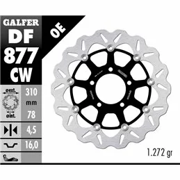 Galfer DF877CW Brake Disc Wave Floating