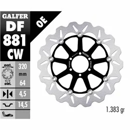 Galfer DF881CW Brake Disc Wave Floating