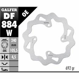 Galfer DF884W Bremsscheibe Wave Fixiert