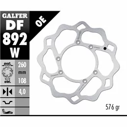 Galfer DF892W Brake Disco Wave Fixed