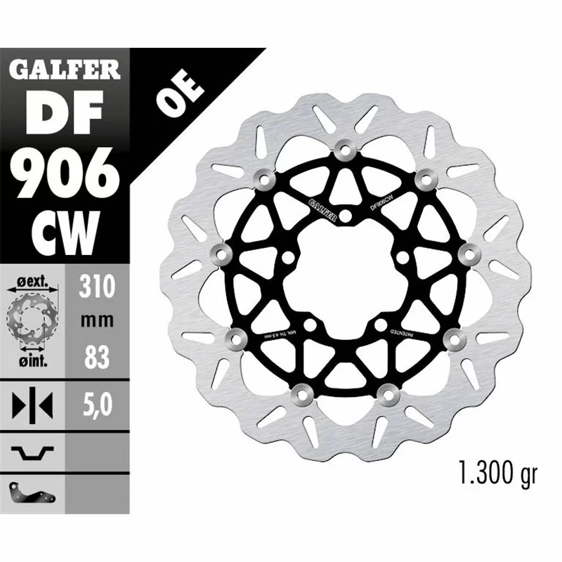 Galfer DF906CW Disco Freno Wave Flottante