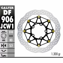 Galfer DF906JCW1G03 Bremsscheibe Wave Floatech