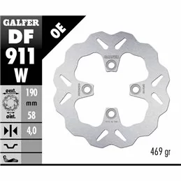 Galfer DF911W Bremsscheibe Wave Fixiert