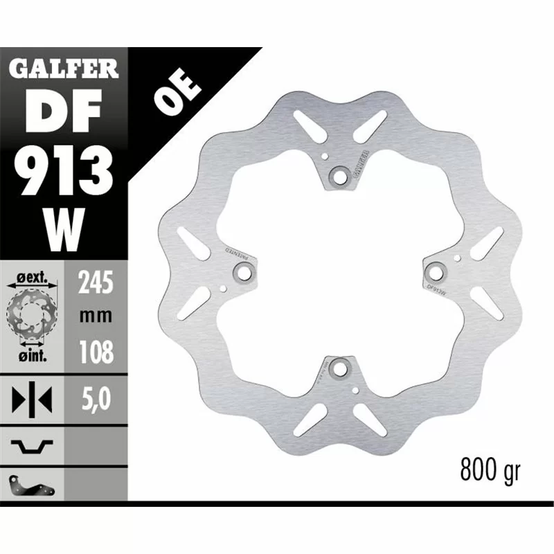 Galfer DF913W Disco Freno Wave Fisso