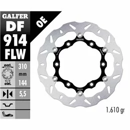 Galfer DF914FLW Disco de Freno Wave Flotante